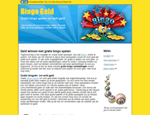 Tablet Screenshot of bingo-geld.com